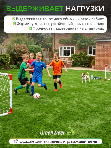 Газон  "Стадион" 10 кг фото 3