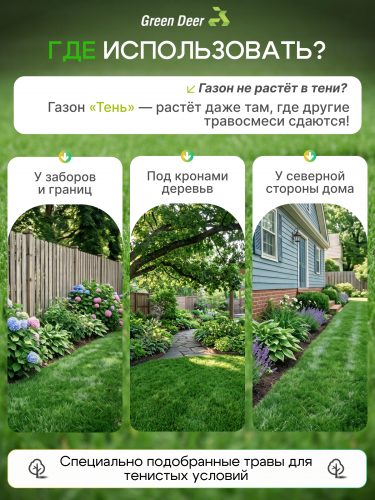 Газон  "Тень" 7 кг фото 4