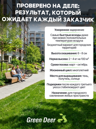 Газон "Город" 25 кг фото 6